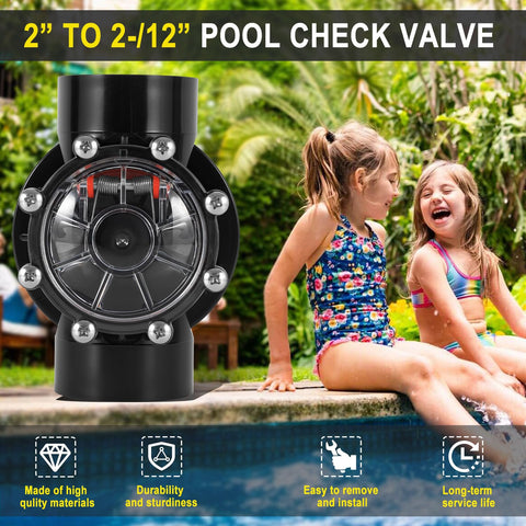 Easy installation of the Ussuray 7305 valve into existing pool plumbing