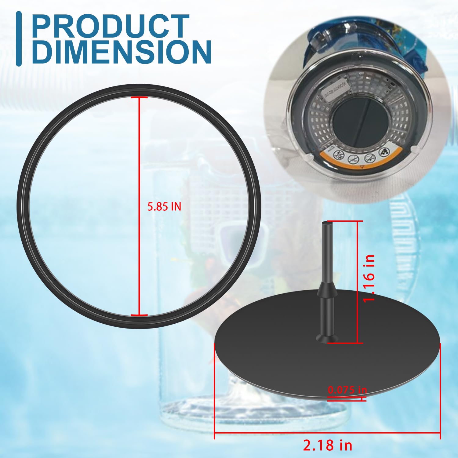 Ussuray easy install relief valve enables quick replacement, minimizing downtime for maintenance.