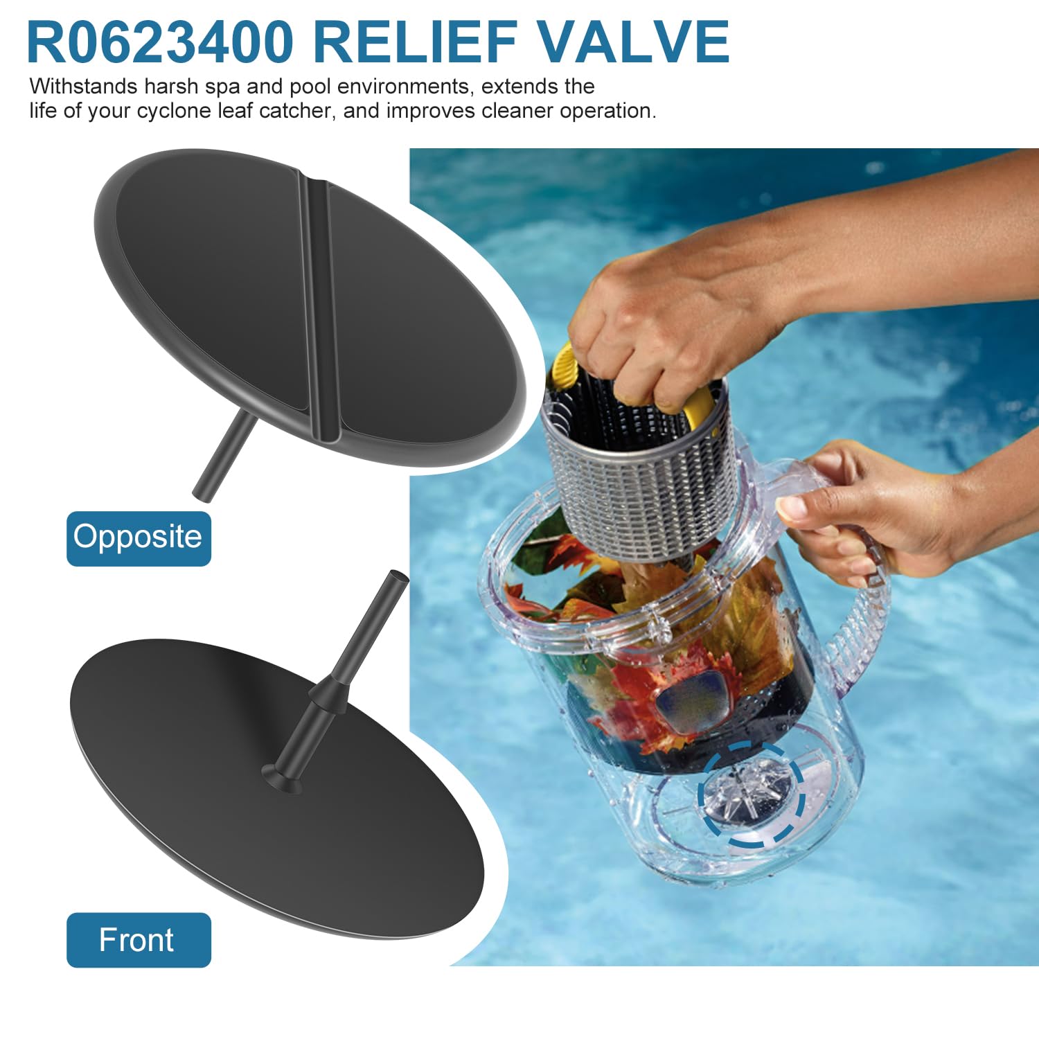 Ussuray debris-control valve enhances pool flow and reduces overflows for steady cleaner performance.