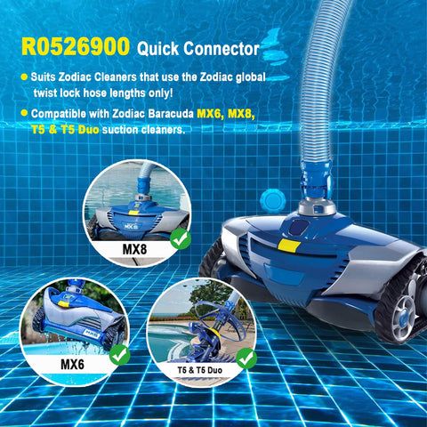 Ussuray R0526900 compatible with Baracuda MX6 for debris pickup