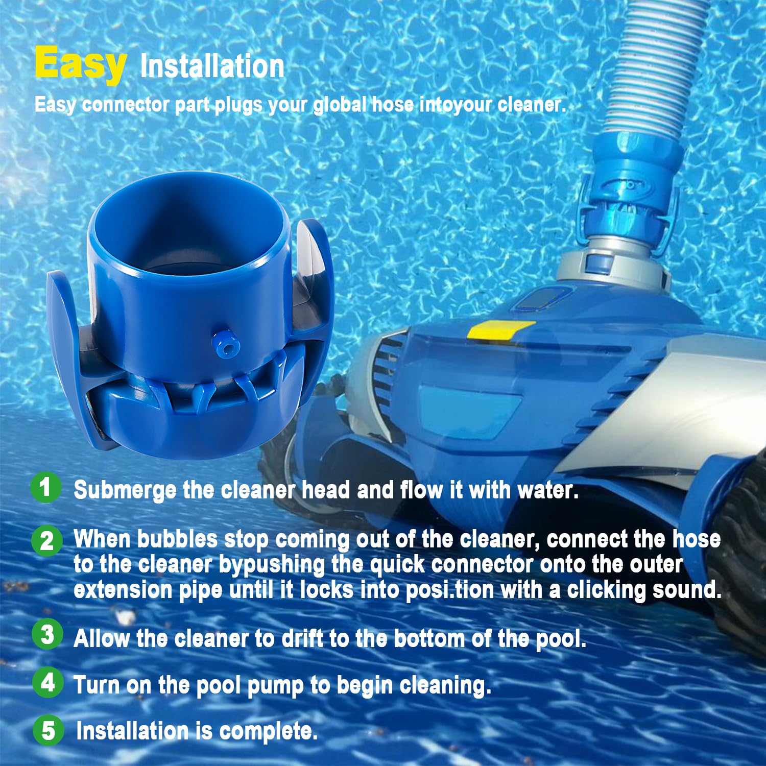 Ussuray R0526900 hose twist-lock top attachment for secure setup