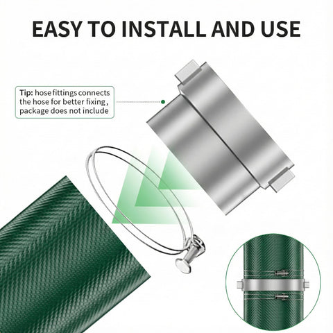 USTAR versatile discharge hose for pool, irrigation, and cleanup