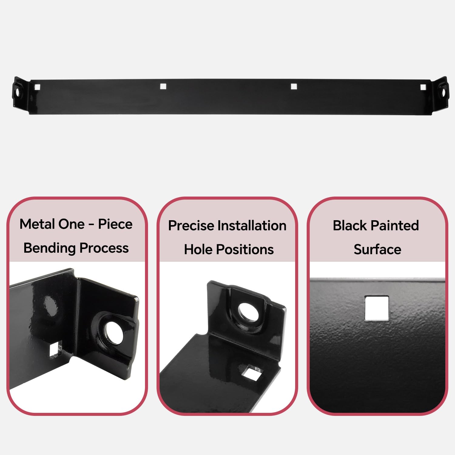 Ustintec shave plate with black painted finish resists wear during winter use