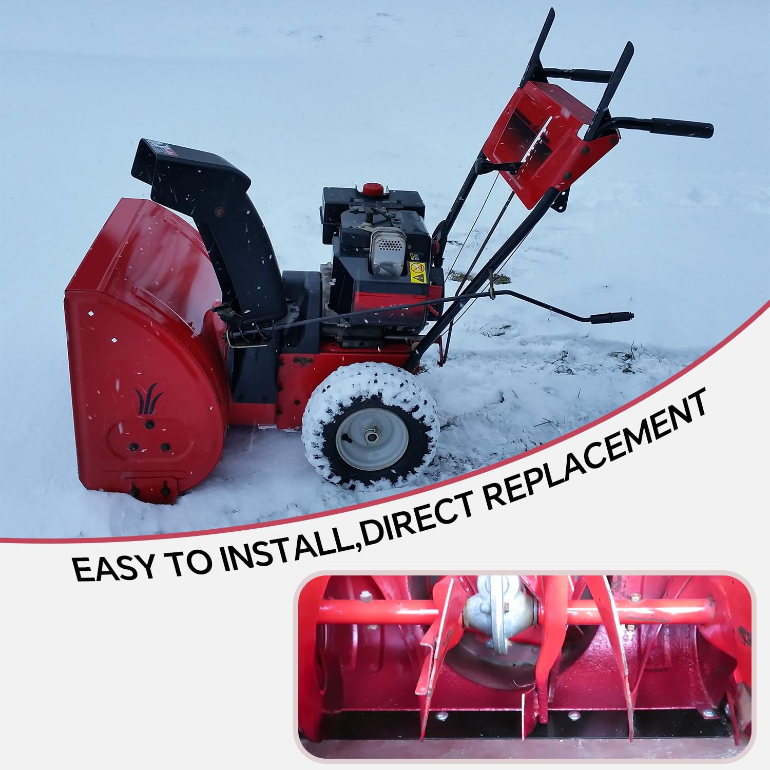 Ustintec shave plate side profile demonstrates slim form for tight snow paths