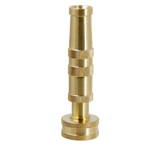 Ustope garden hose nozzle brass body close-up for durability and reliability.