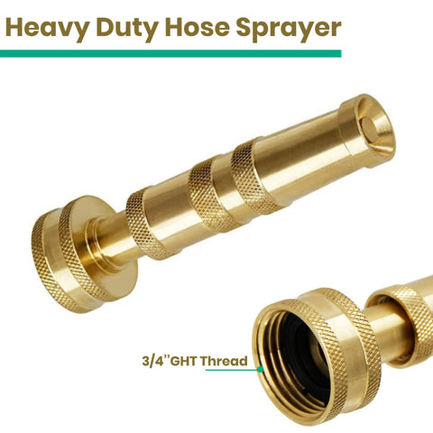 Ustope garden hose nozzle ergonomic grip for comfortable use during watering.