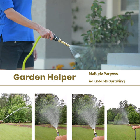 Ustope garden hose nozzle pet shower use to rinse dogs and pets gently.