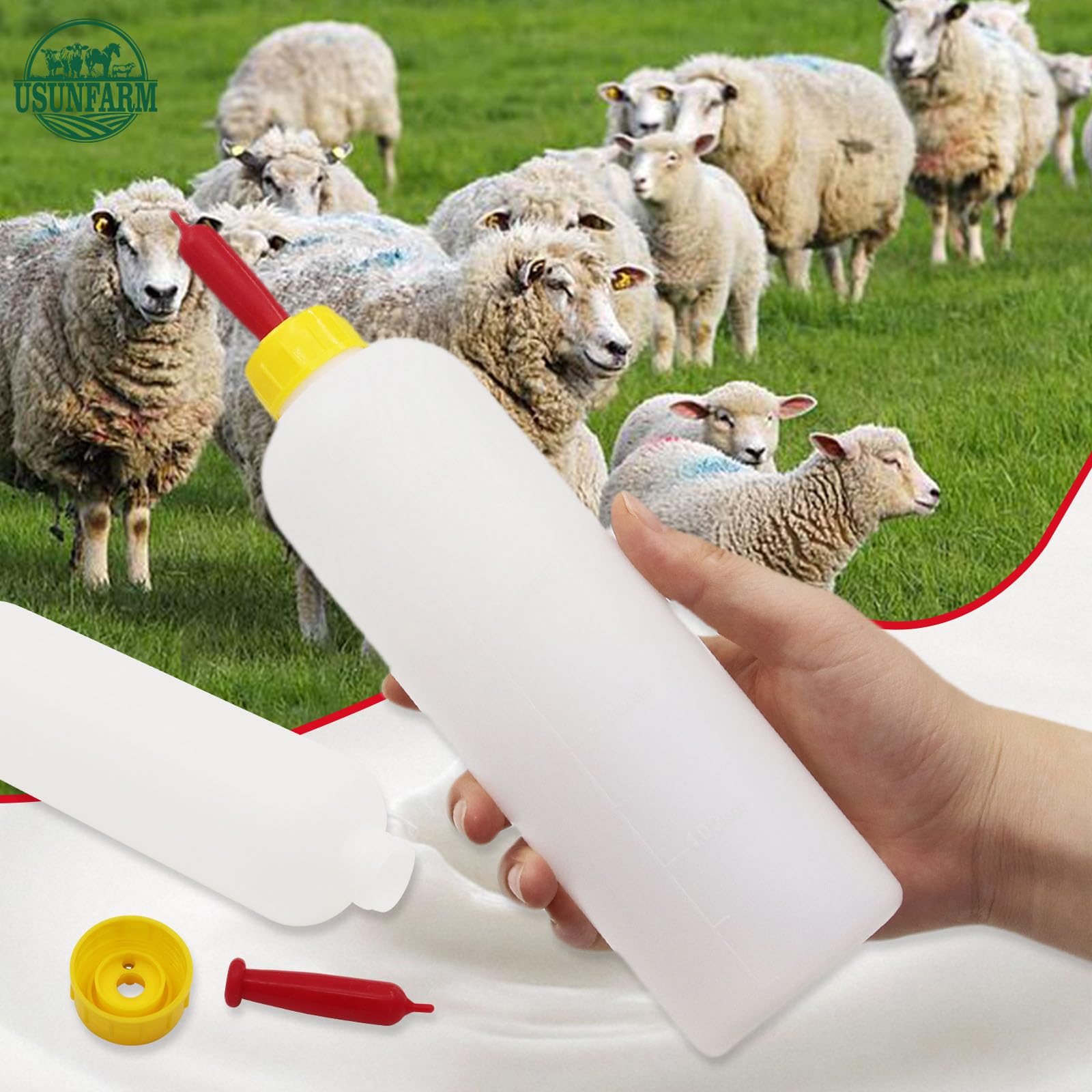 USUNFARM reusable nipples and bottles cut waste and save costs.
