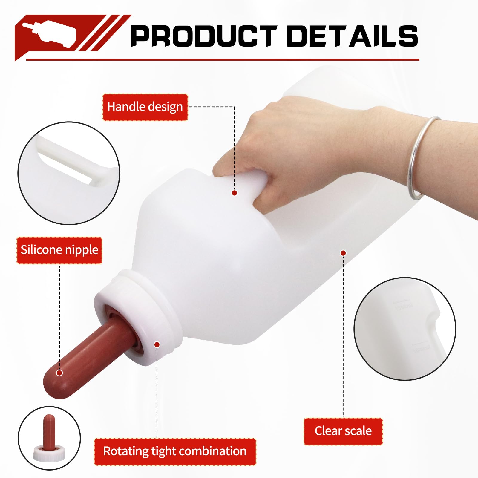 USUNFARM safe material durable plastic ensures long-lasting use on busy farms.
