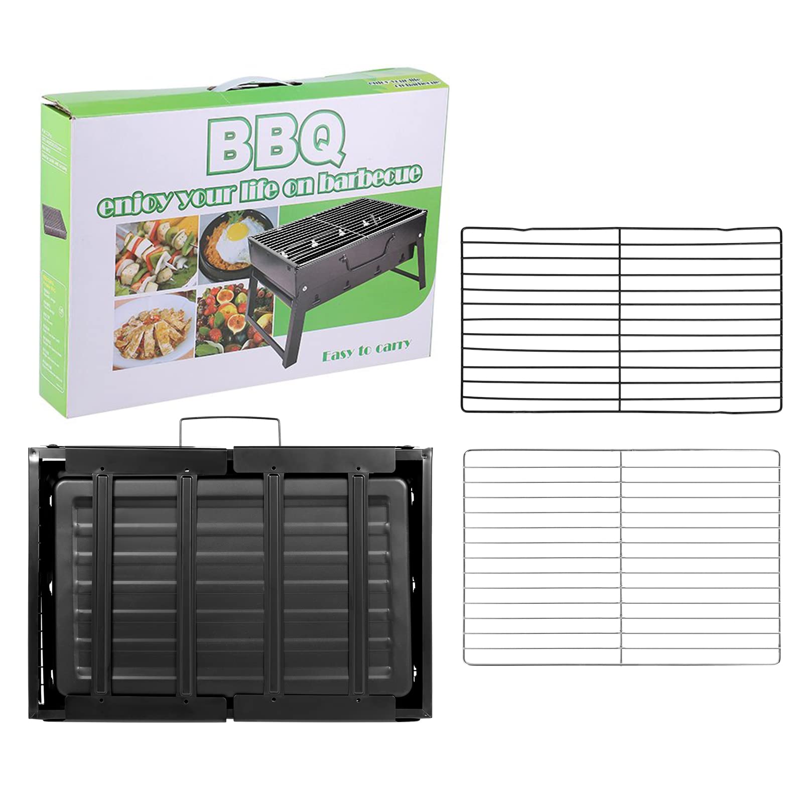 Uten Charcoal Grill quick assembly in minutes.