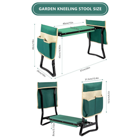 Uten Garden Kneeler Kneeling Pad used as a comfortable seat during planting