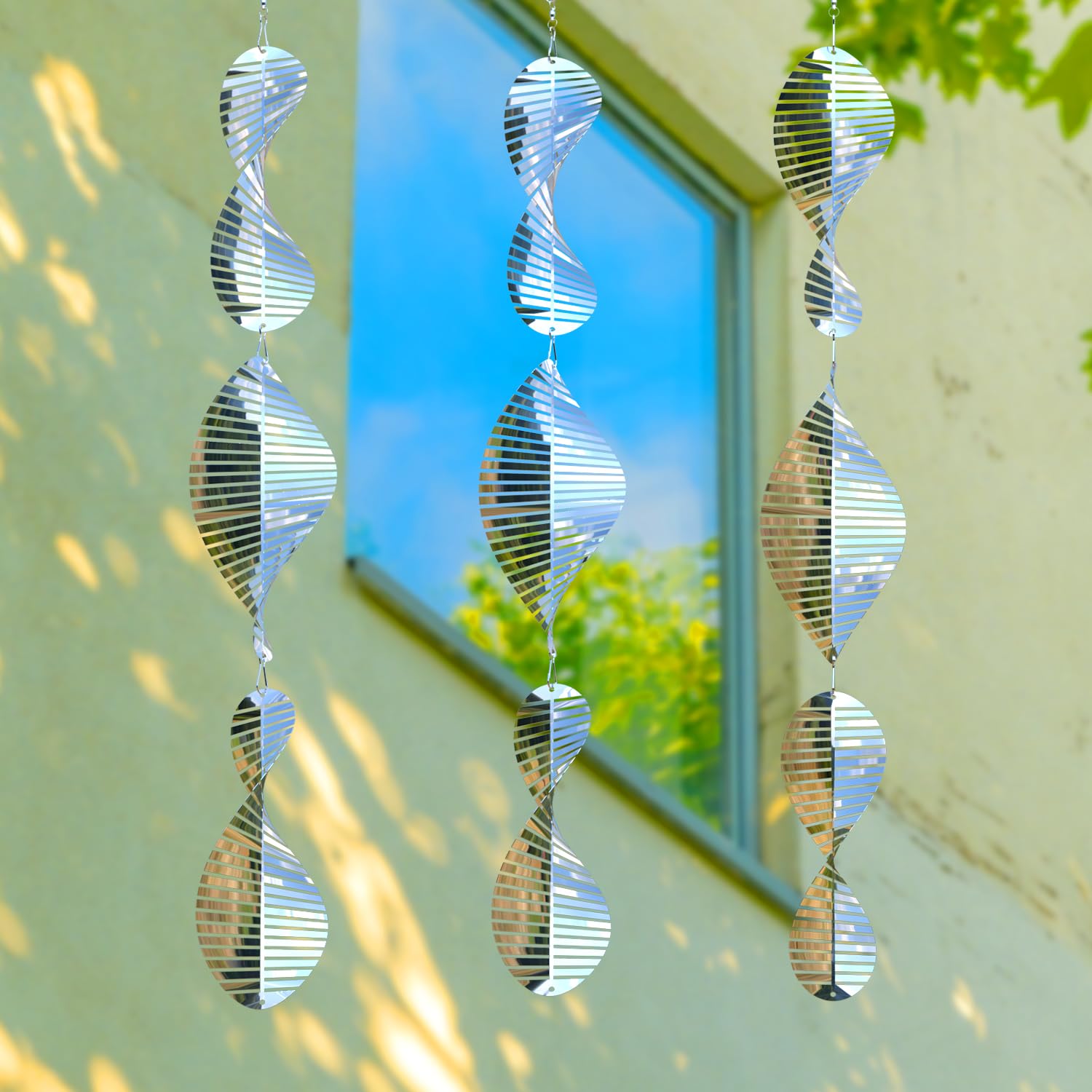 UTFFEDY stainless steel wind spinner with inner bearing for smooth rotation