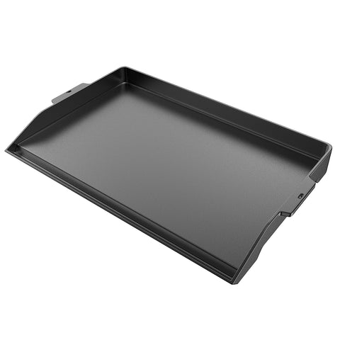 Utheer 23x16 cast iron griddle surface dimensions for spacious cooking on grills.