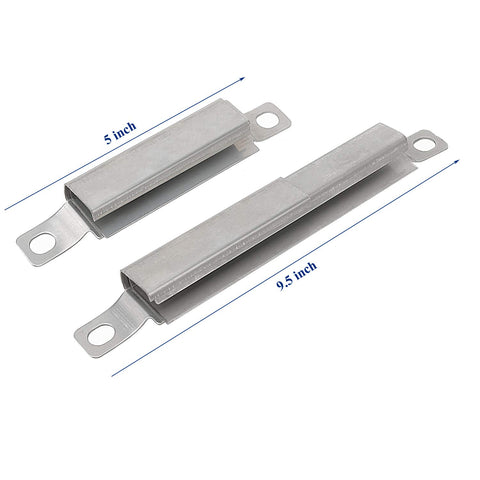 Adjustable crossover tube from 5 to 9.5 inches for flexible fit