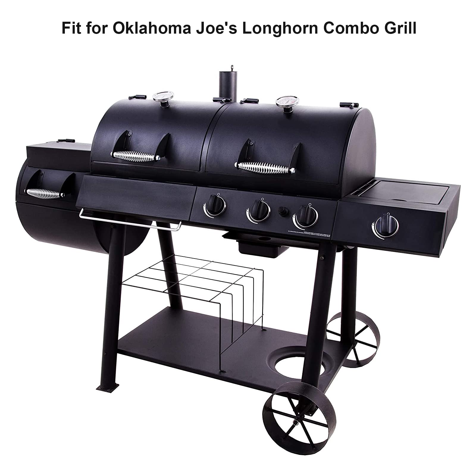 Utheer adjustable crossover tubes simplify setup for multiple grill configurations.