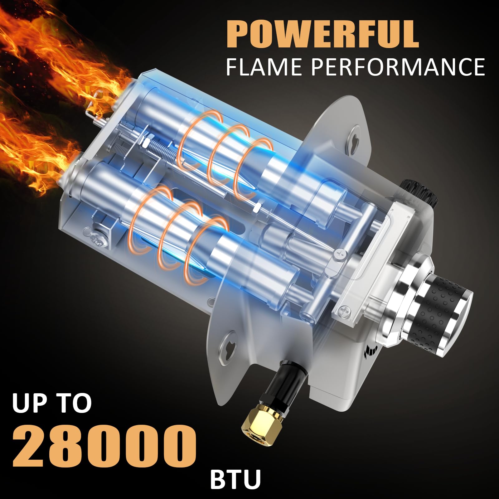 Utheer burner for Karu12G delivers reliable heat for consistent pizzas