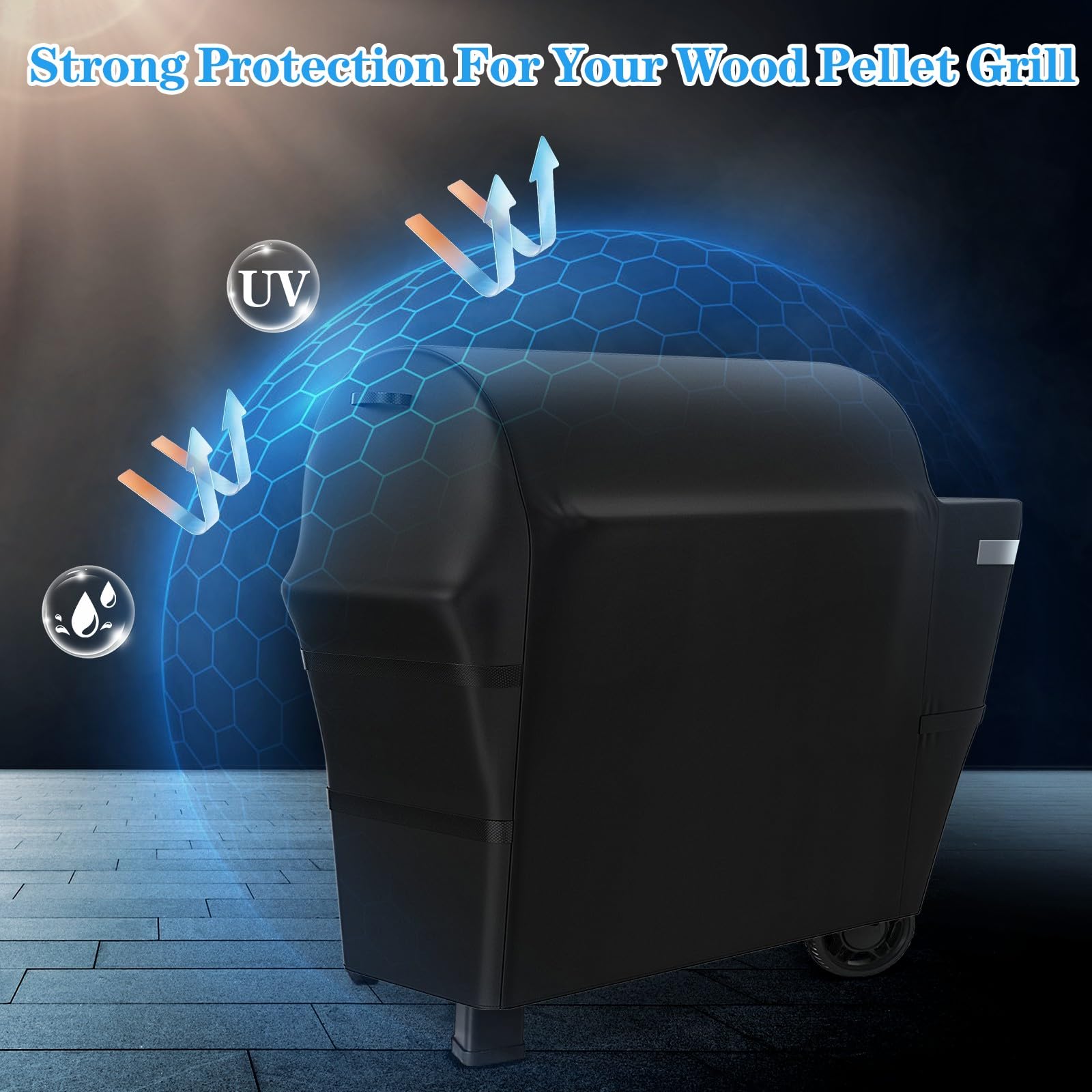 Smooth fabric cleans easily with water for low-maintenance upkeep.