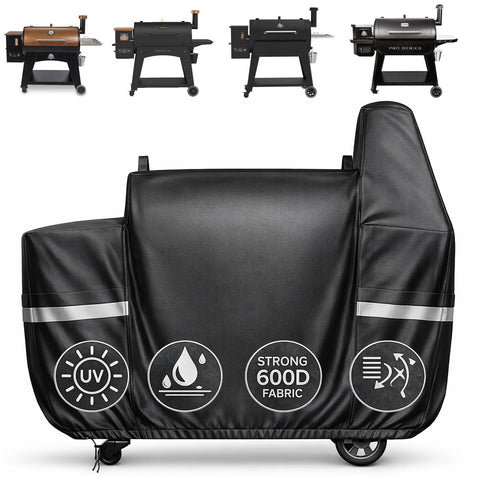 Utheer grill cover for Pit Boss Austin XL shields from rain and sun