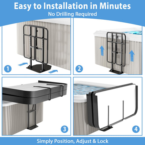 Wide compatibility fits round, square, or rectangular spas.