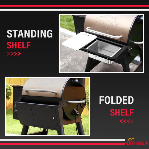 Utheer powder-coated steel frame endures outdoor grilling