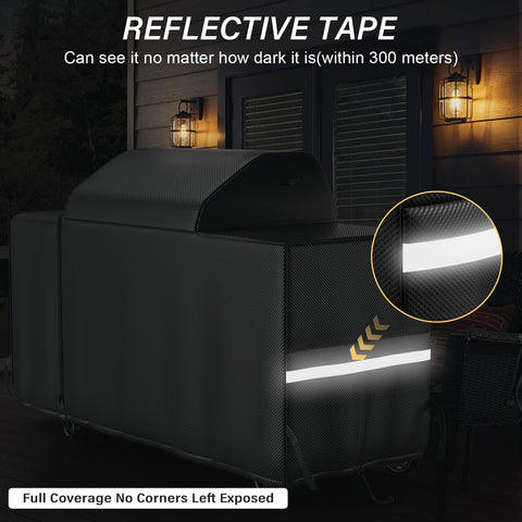 Utheer sturdy handles simplify removal, adjustment, and hanging after outdoor cooking.