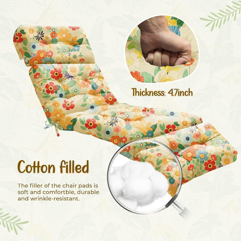 Uthem dual straps secure cushion on most lounge chairs