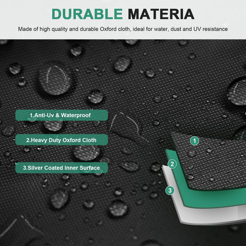Uthem foldable outdoor cushion bag for compact storage
