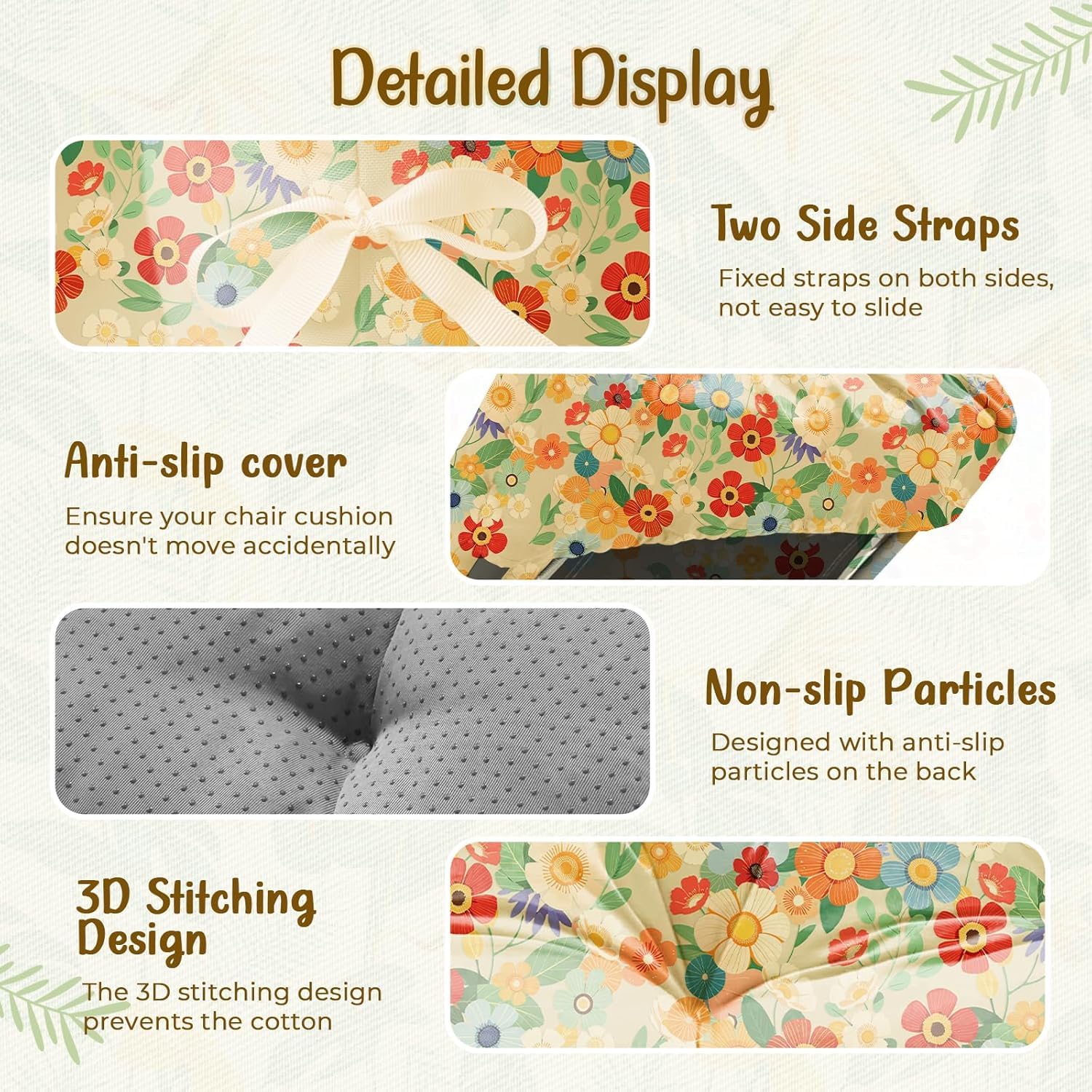 Uthem waterproof UV-resistant fabric protects cushion in sun and rain