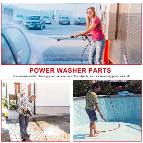 UTNVBTR high-density metal parts provide long-lasting strength for pressure washers.