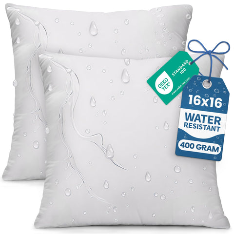 Utopia Bedding outdoor pillow insert front view for patio seating and all-season comfort.