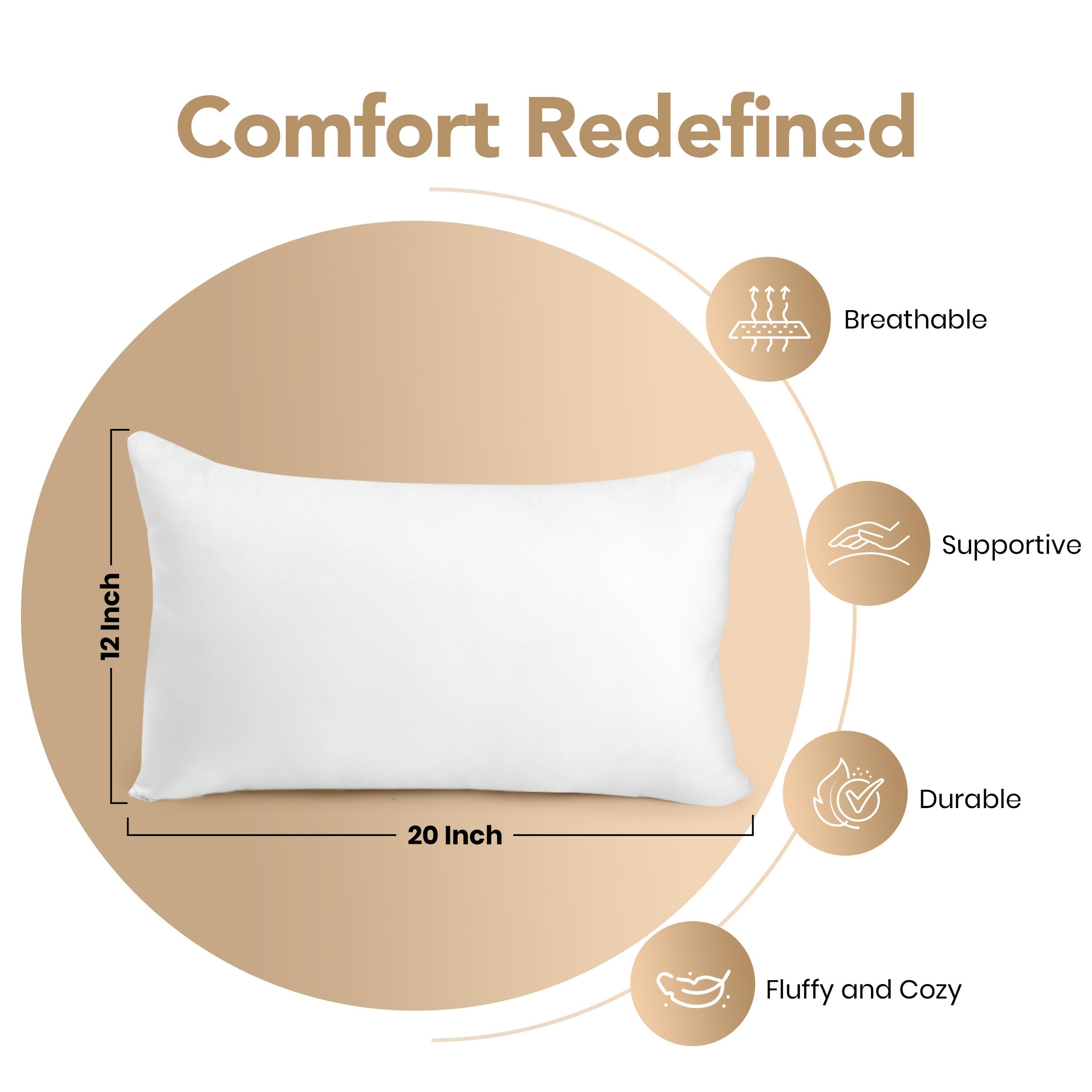 Utopia Bedding water-resistant fabric close-up shows breathable, protective outer layer