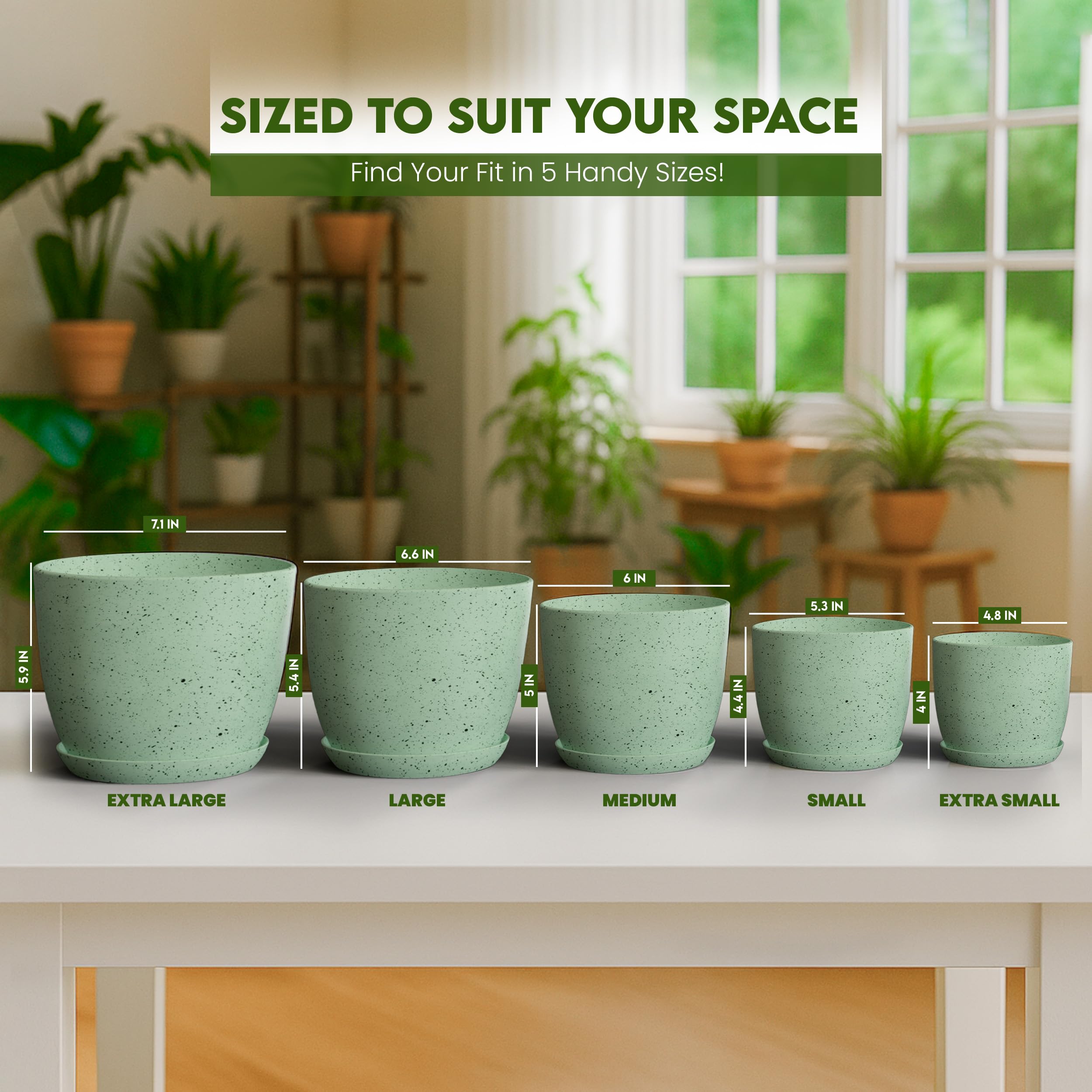 Utopia Home easy care rinse keeps pots looking fresh