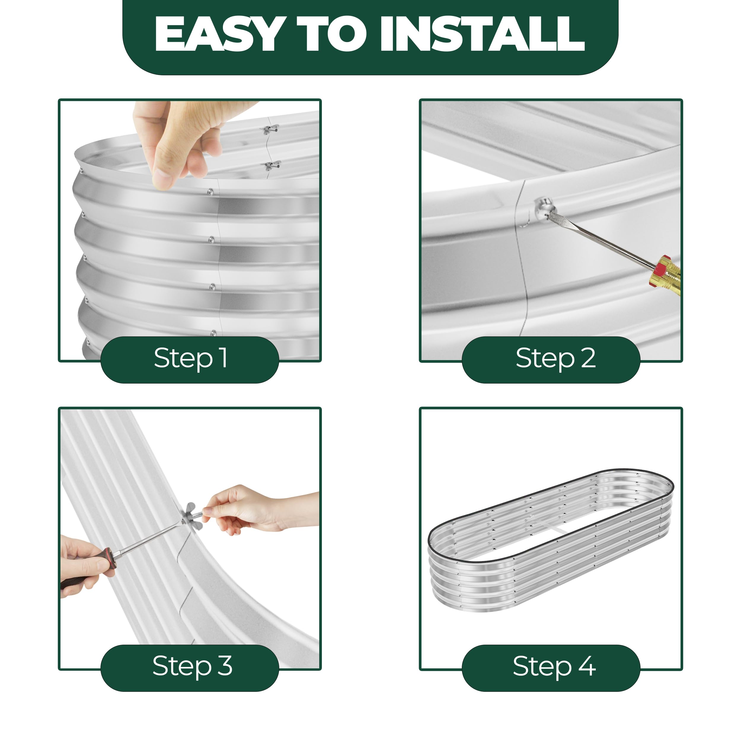 Utopia Home ready-to-install garden bed for fast, tool-light setup outdoors