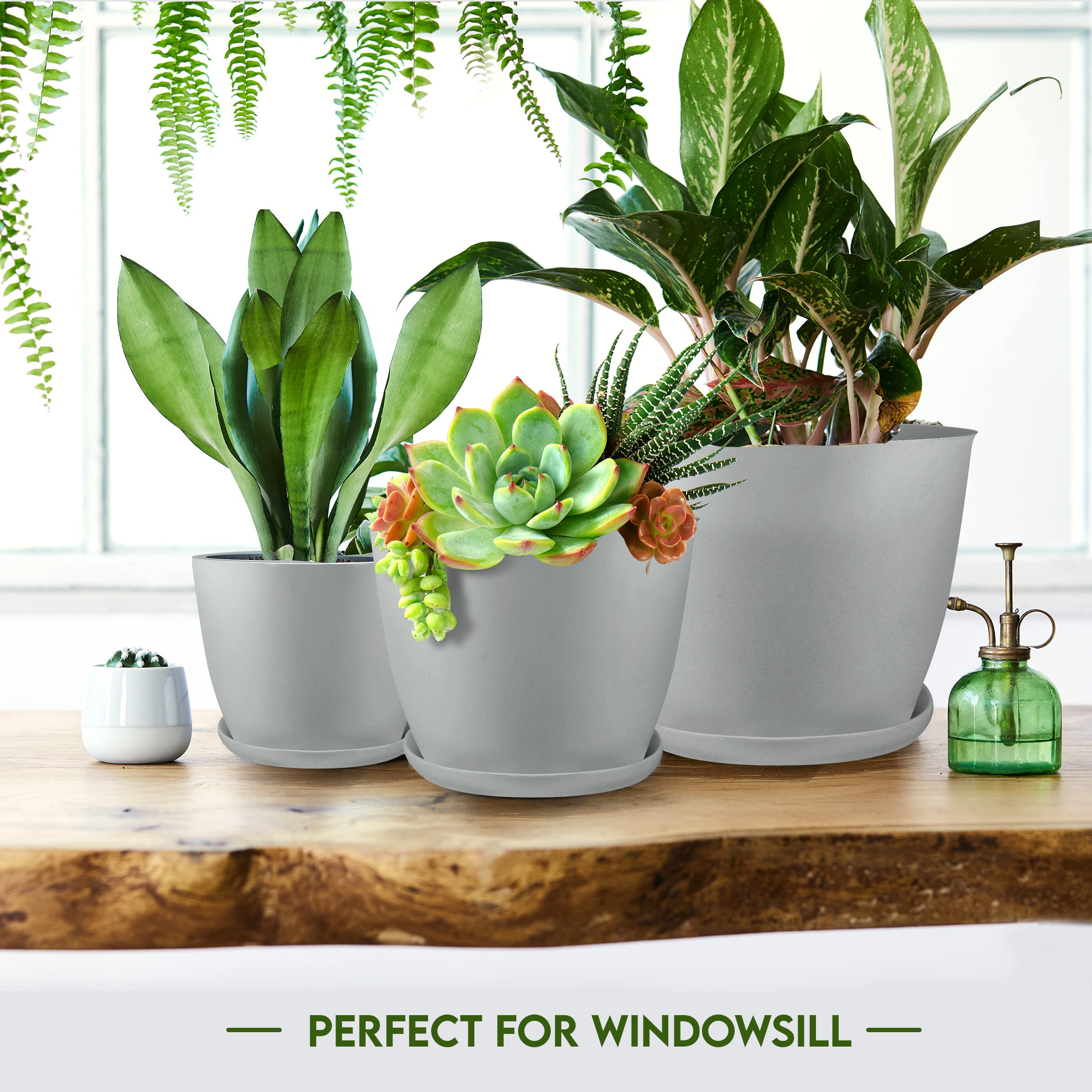 Utopia Home matching saucers included protect surfaces and prevent spills