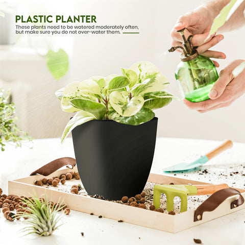Utopia Home 4.8-inch plant pot with drainage for small setups
