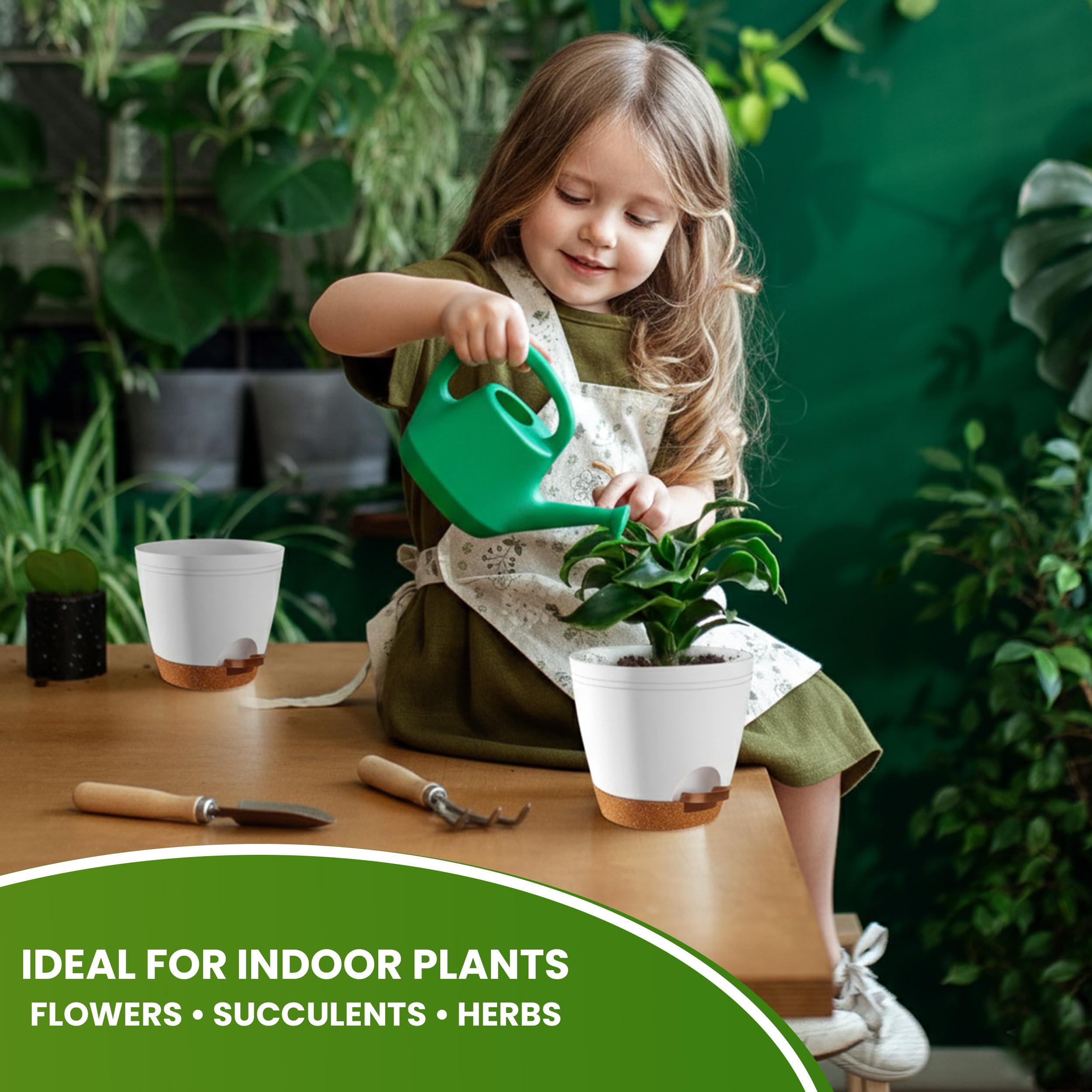 Utopia Home indoor planter ideal for herbs and flowers