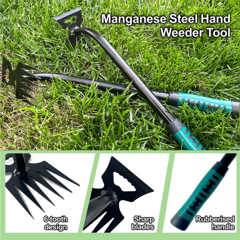 Utosday manganese steel weed remover with sharp blades for durability