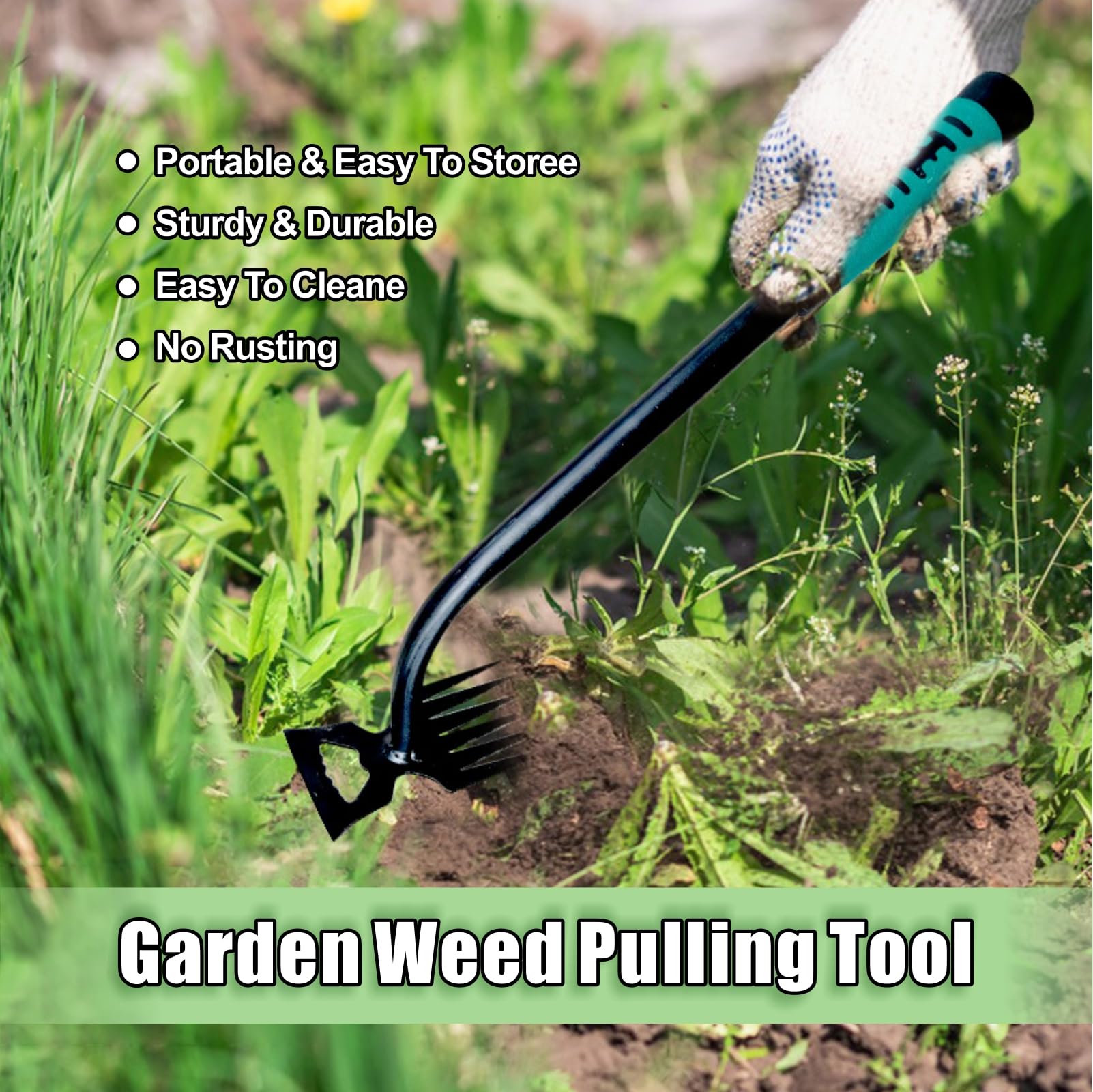 Utosday multi-purpose garden tool ideal for pruning and soil aeration
