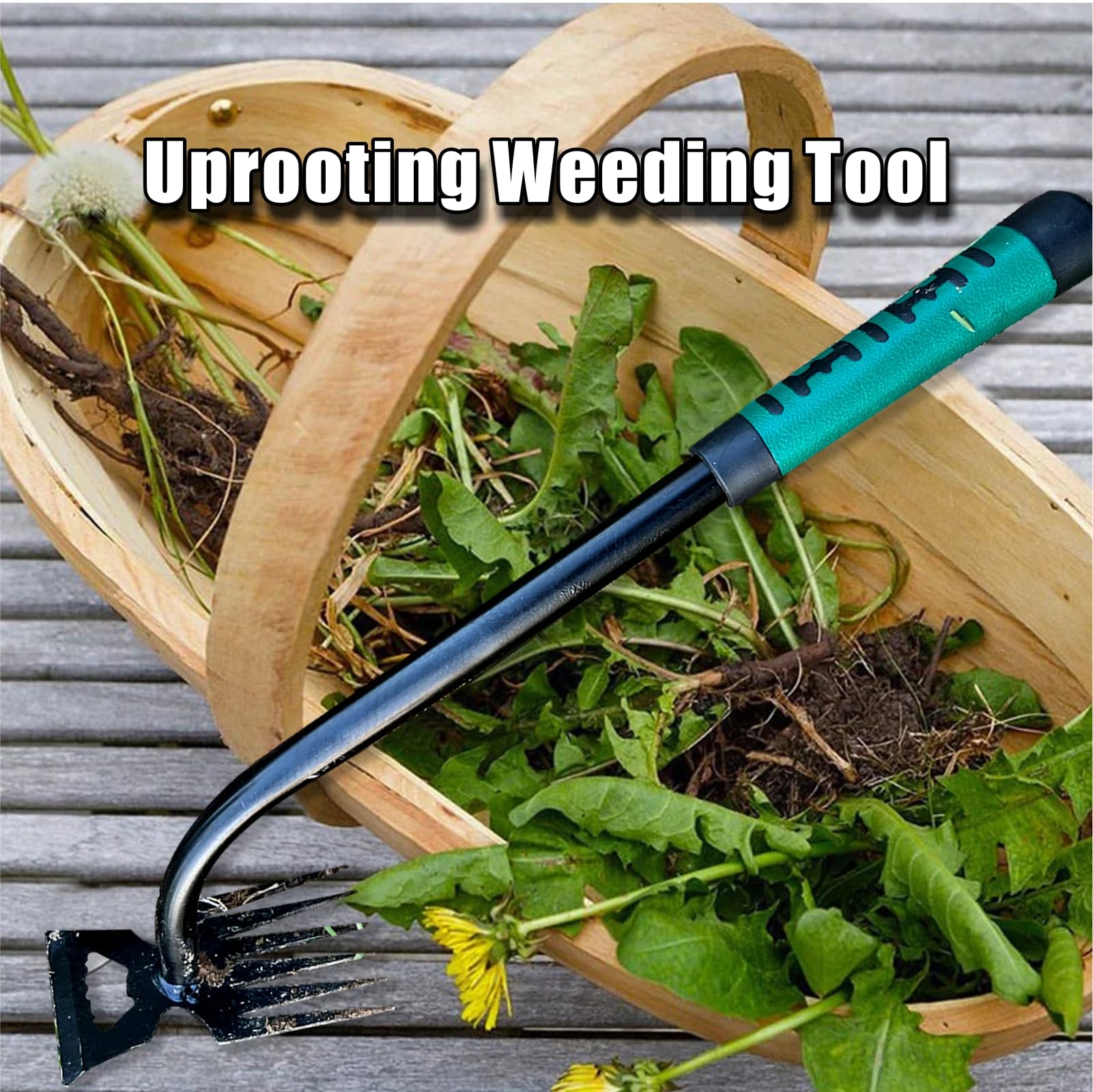 Utosday dig and pry action helps loosen soil around stubborn weeds