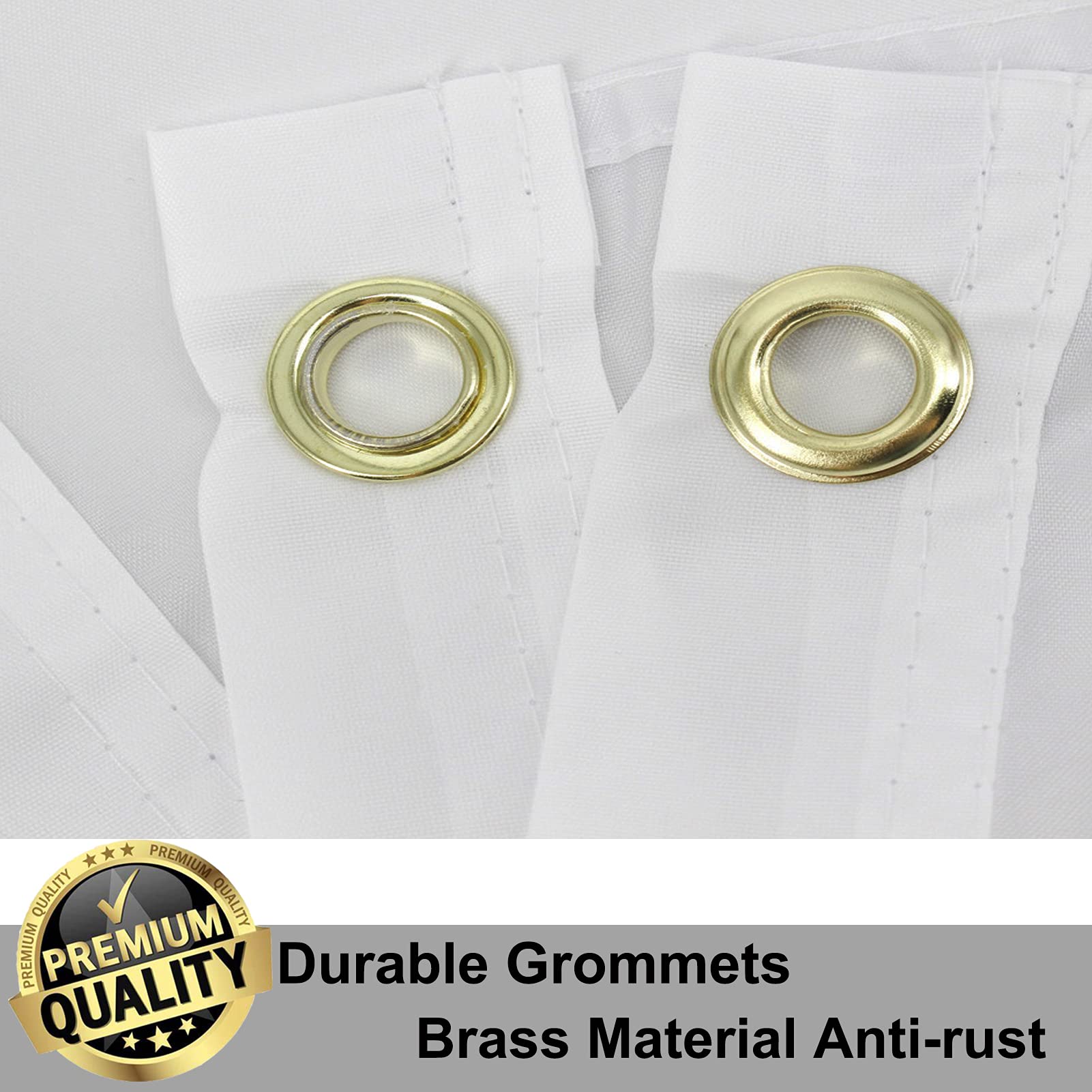 UTSANG flag with brass grommets for durable outdoor hanging.