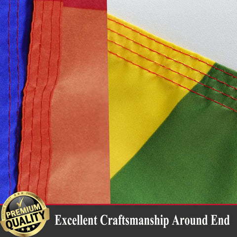UTSANG Progress Pride flag arrow-right forward design signaling progress.