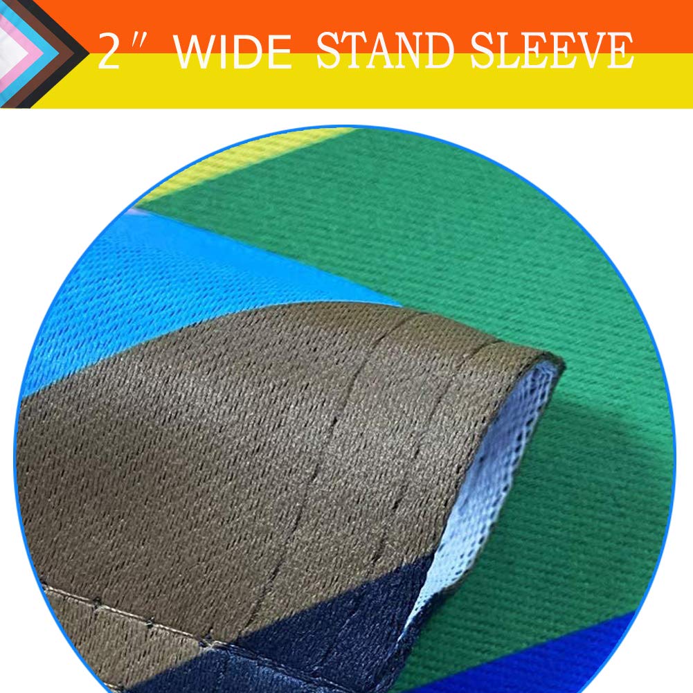 UTSANG Progress Pride flag double-stitched edges for daily durability.