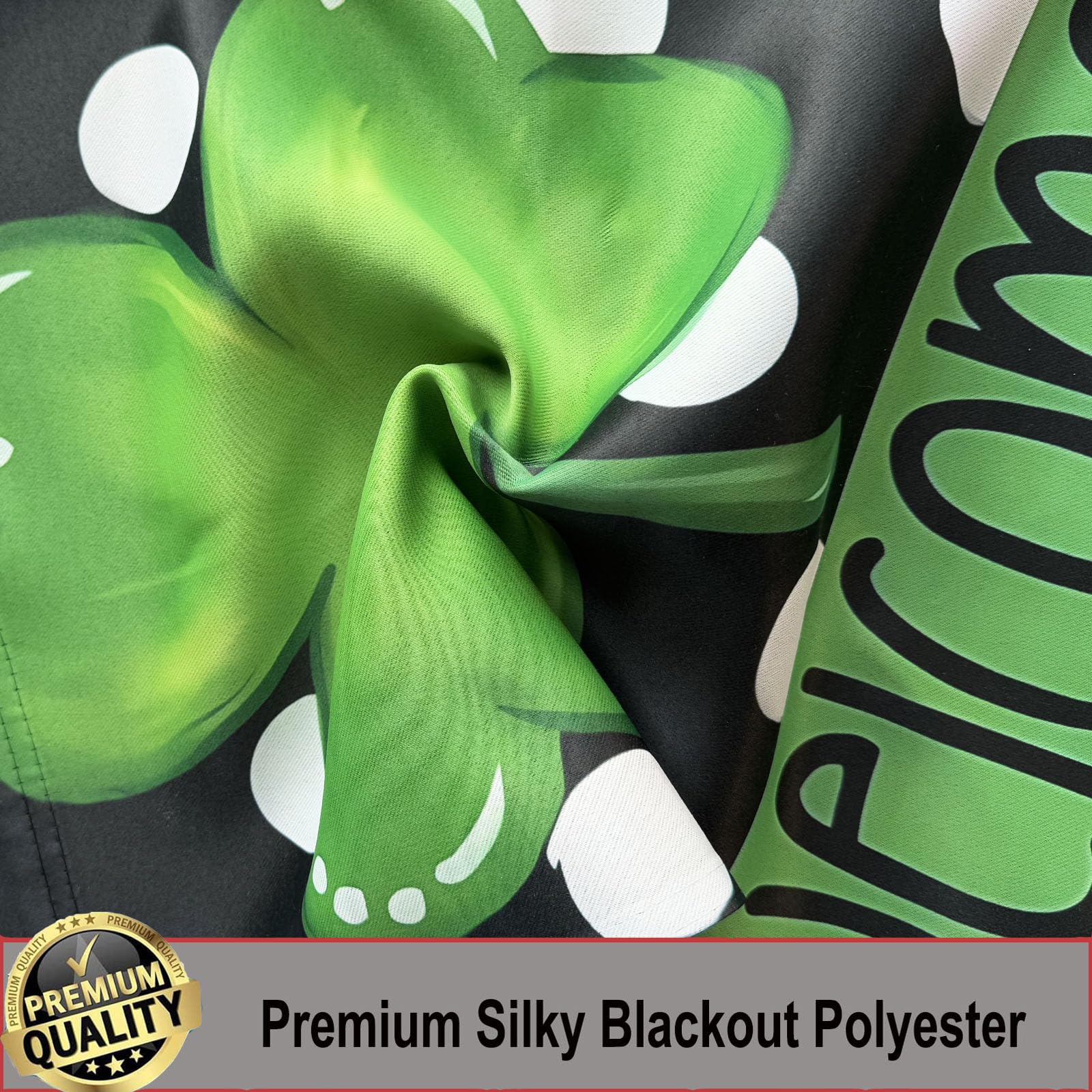 UTSANG shamrock flag with double-stitched edges for daily use