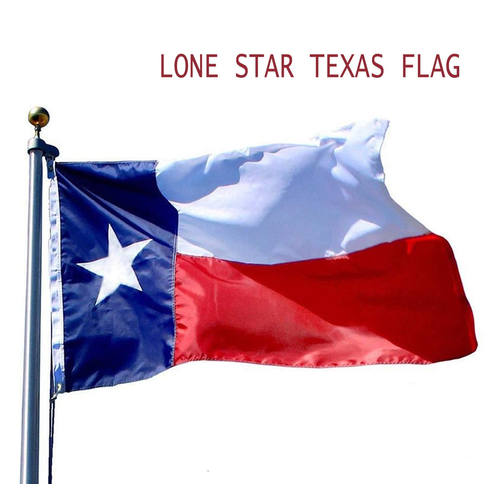 UTSANG Texas flag with pole not included, ready to pair with your setup