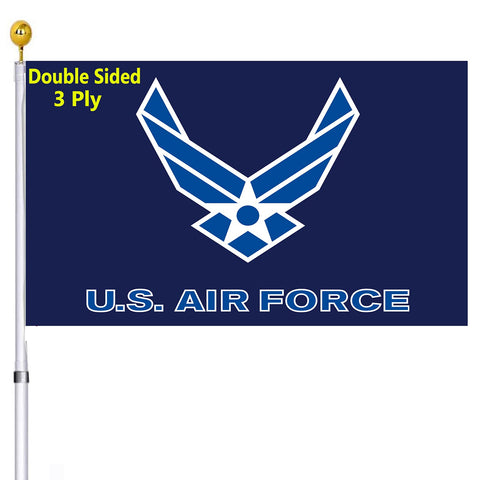 UTSANG US Air Force Wings flag double sided 3x5 for outdoor display