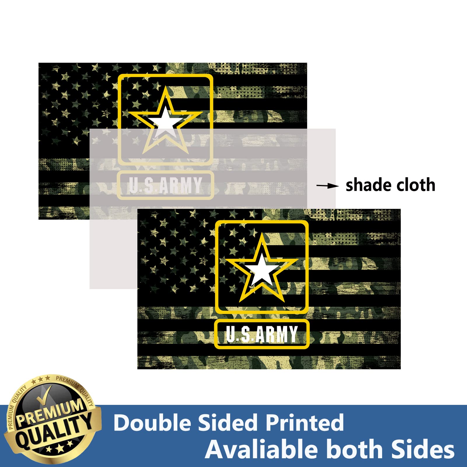 UTSANG flag brass grommets enable secure hanging on poles or walls.