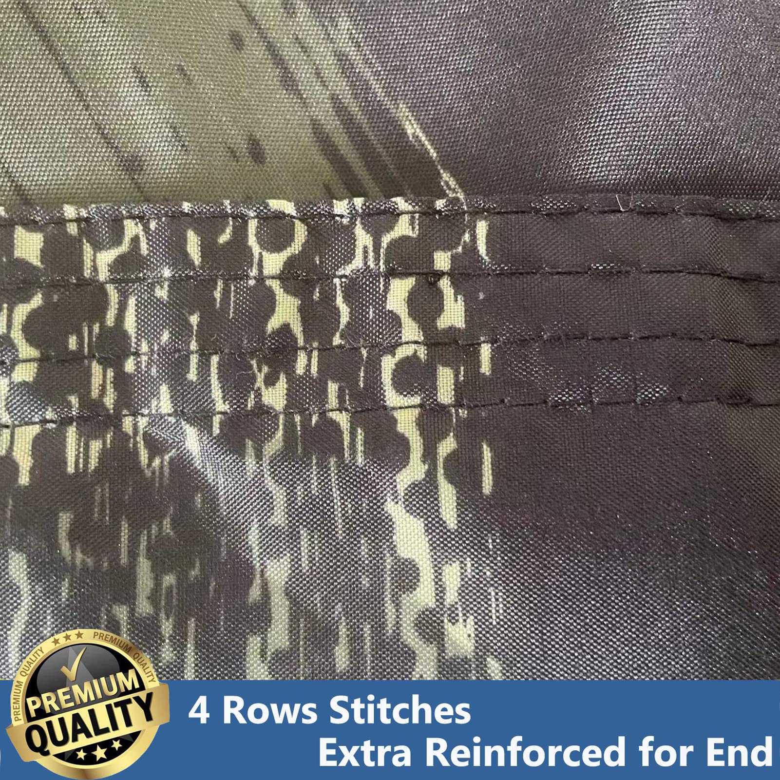 UTSANG flag features four-row stitching for a neat, durable edge.