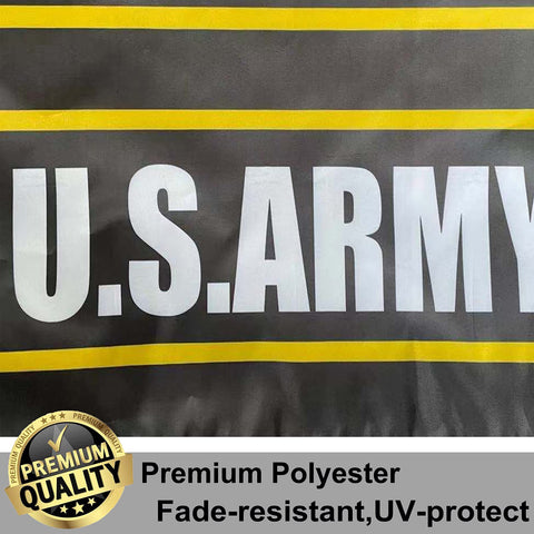 UTSANG US Army flag 4 rows sewing reinforces durability and wear resistance.