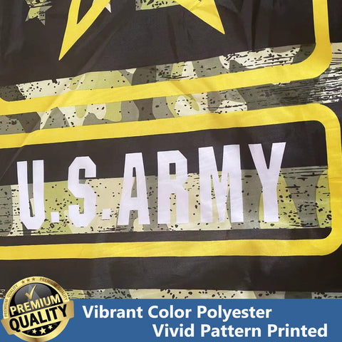 Sturdy double-stitching on the UTSANG US Army flag.