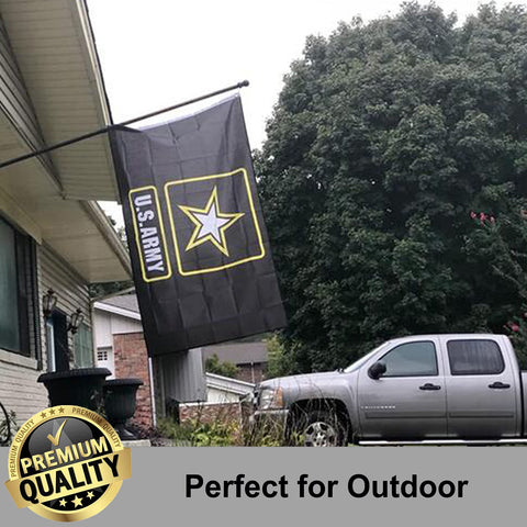 UTSANG US Army flag wall display ready for home or office décor.